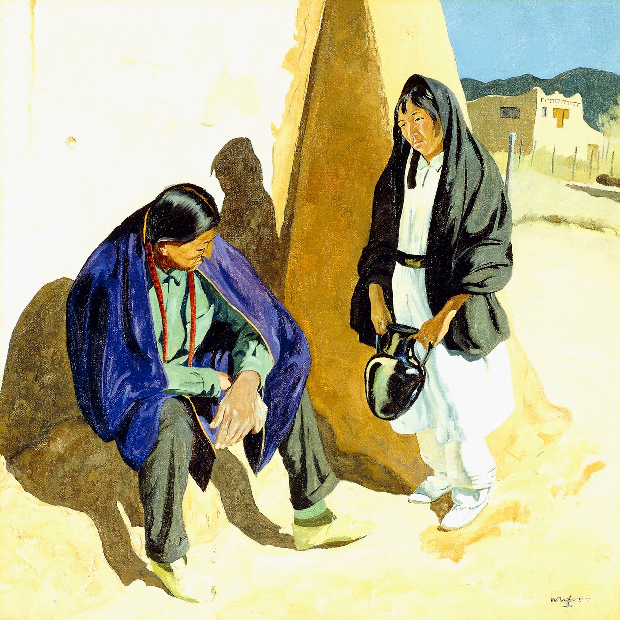 Sombras do meio-dia de Walter Ufer