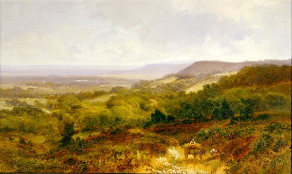 Os Liços de Surrey (óleo sobre tela) de Walter Wallor Caffyn