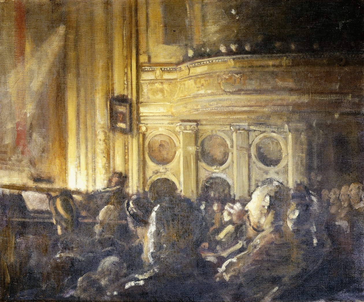 Uma audiência de Walter Westley Russell