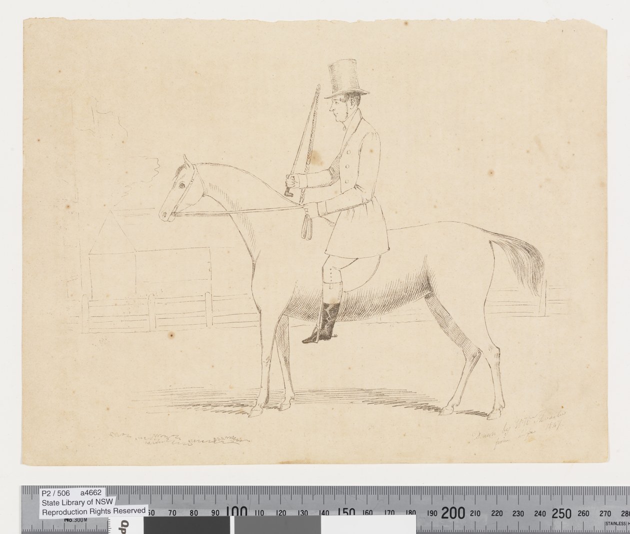 Retrato de Henry Reeves, 1847 de Walter William Thwaites