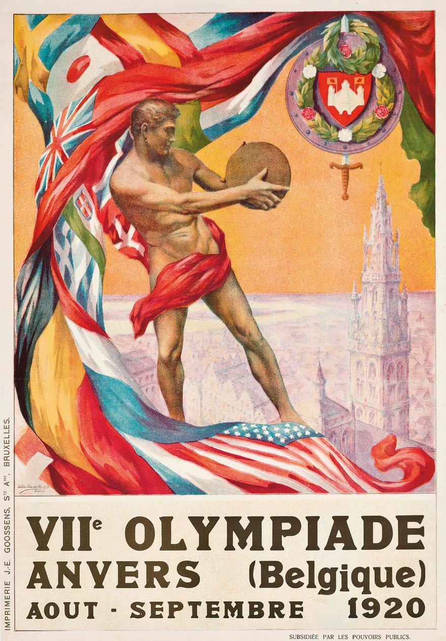 Os Jogos Olímpicos de Verão de 1920 em Antuérpia, 1920. de Walter van der Ven