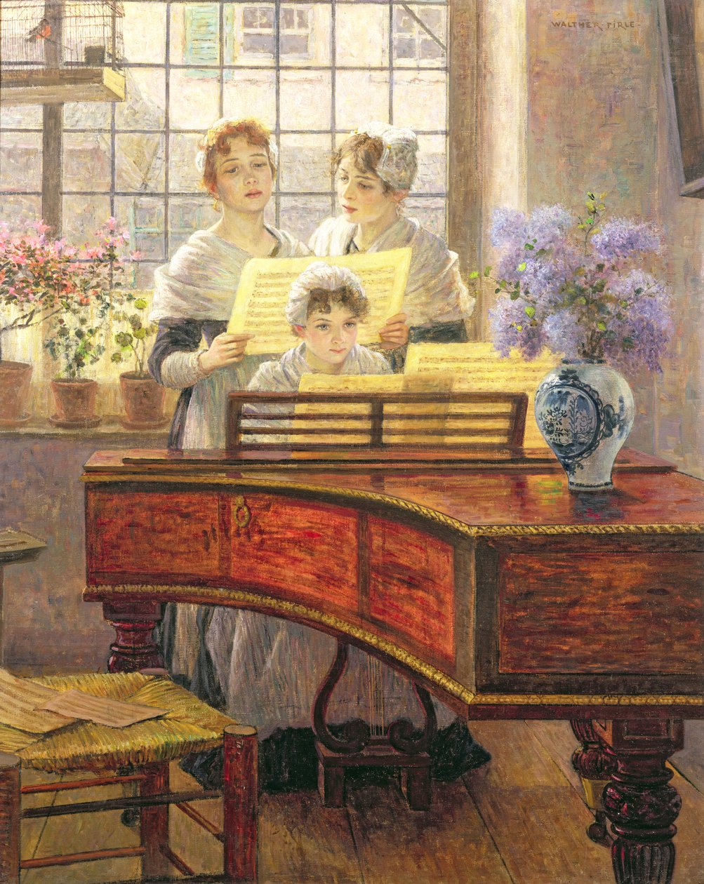Ao redor do piano de Walther Firle