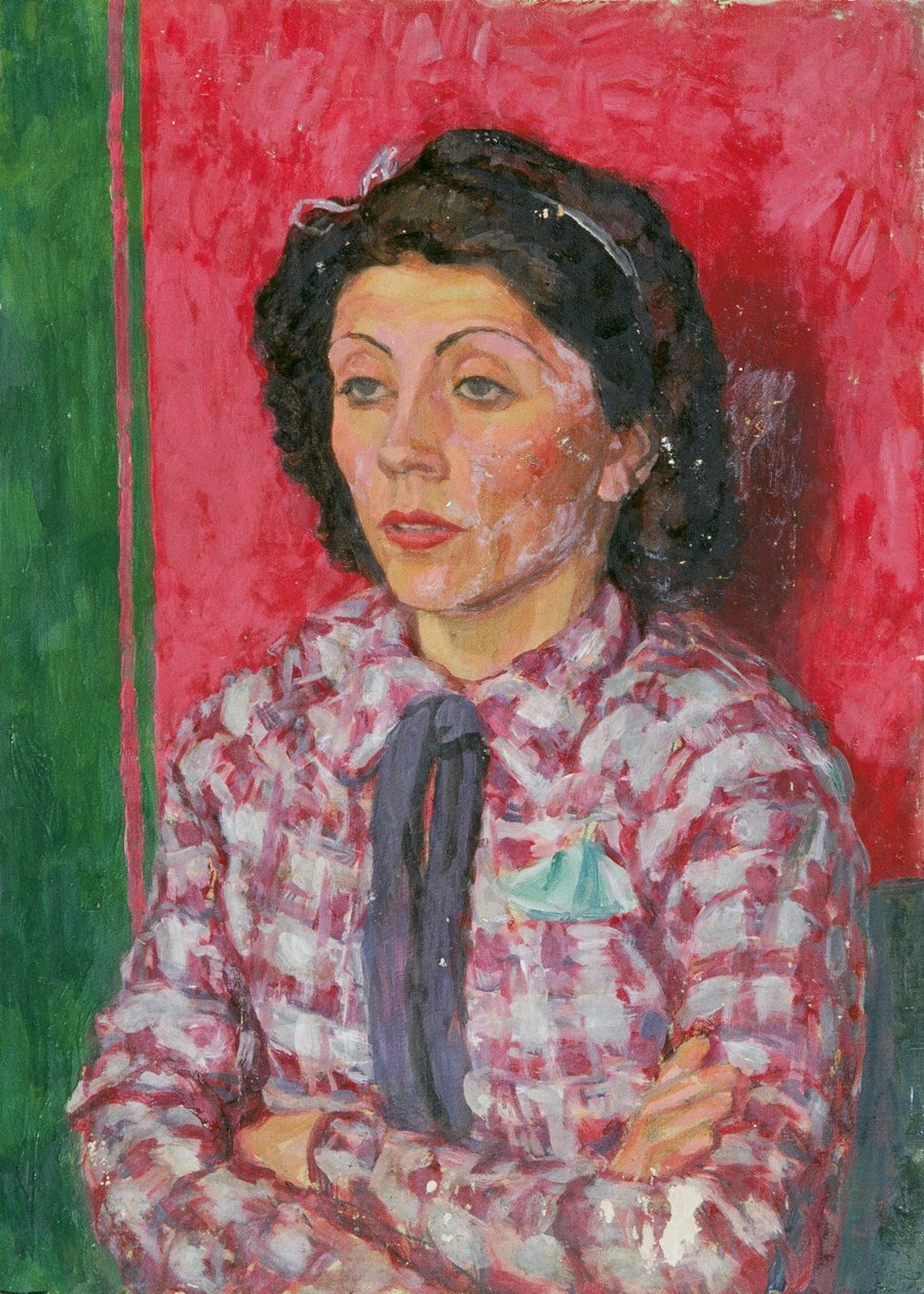 retrato de uma senhora de Walther Gamerith