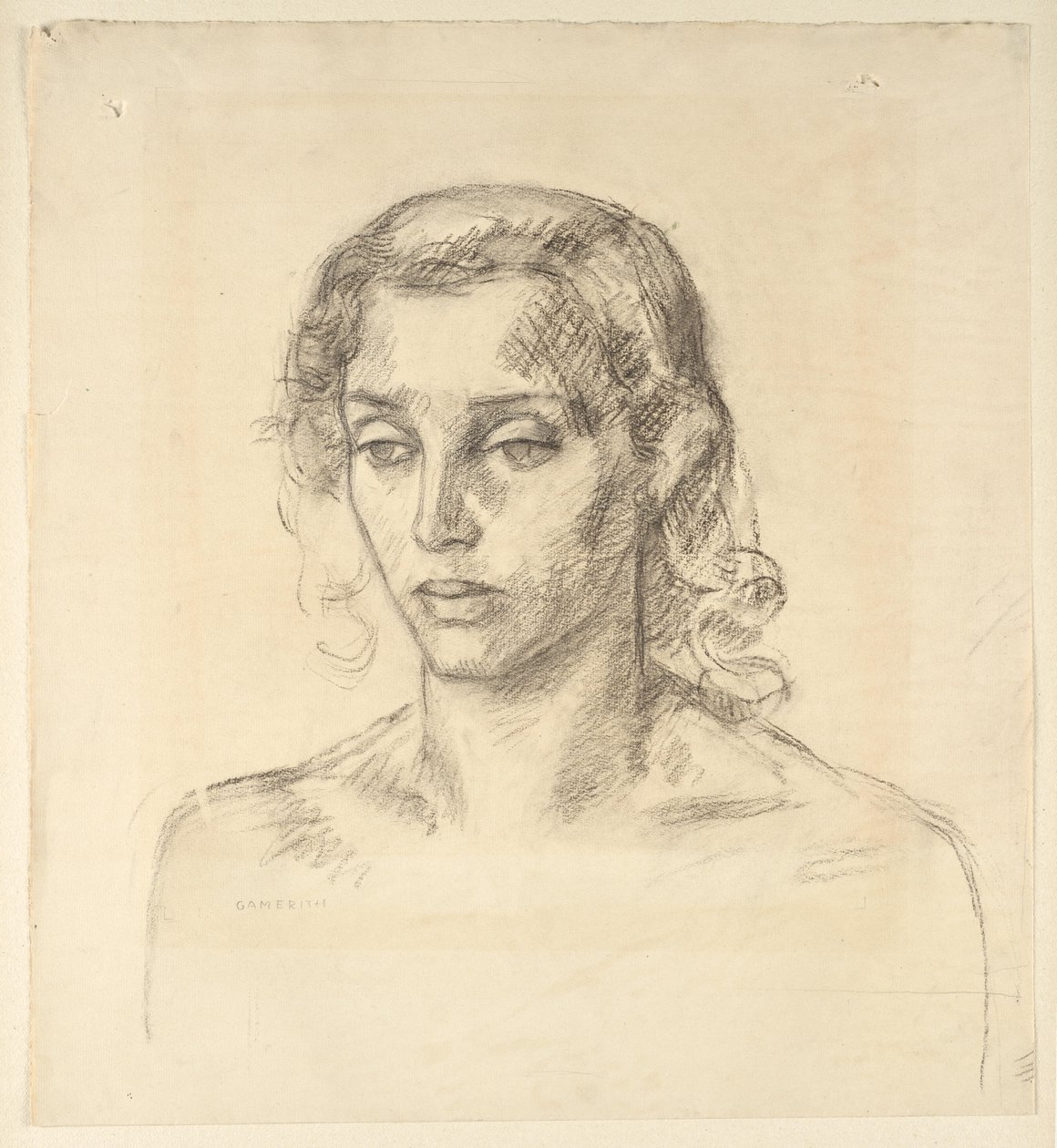 Retrato de uma senhora de Walther Gamerith