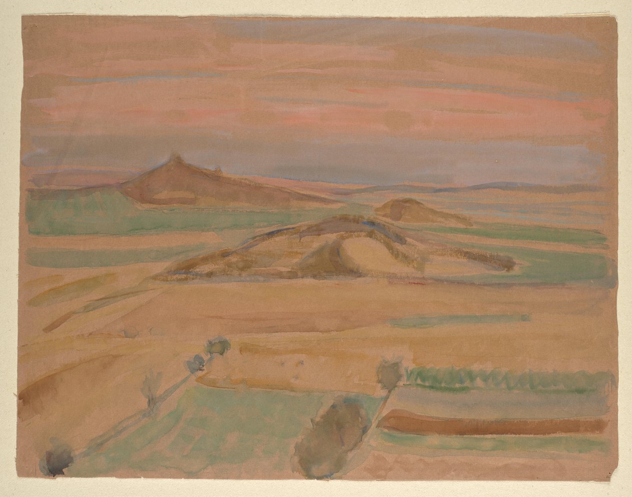 Paisagem montanhosa de Walther Gamerith