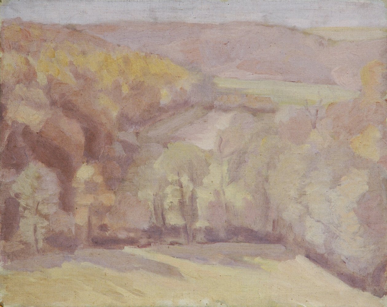 paisagem montanhosa de Walther Gamerith