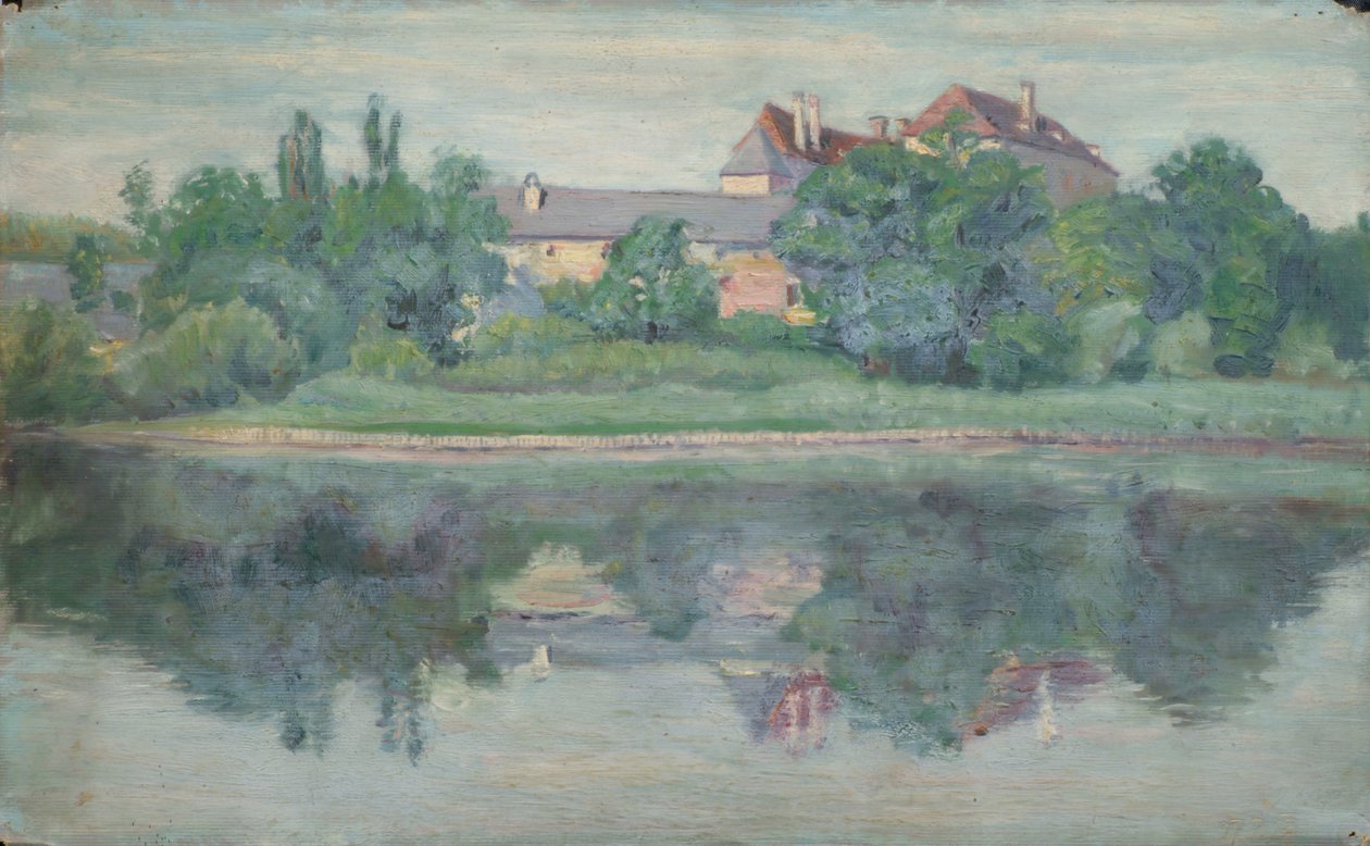 Castelo junto ao lago de Walther Gamerith