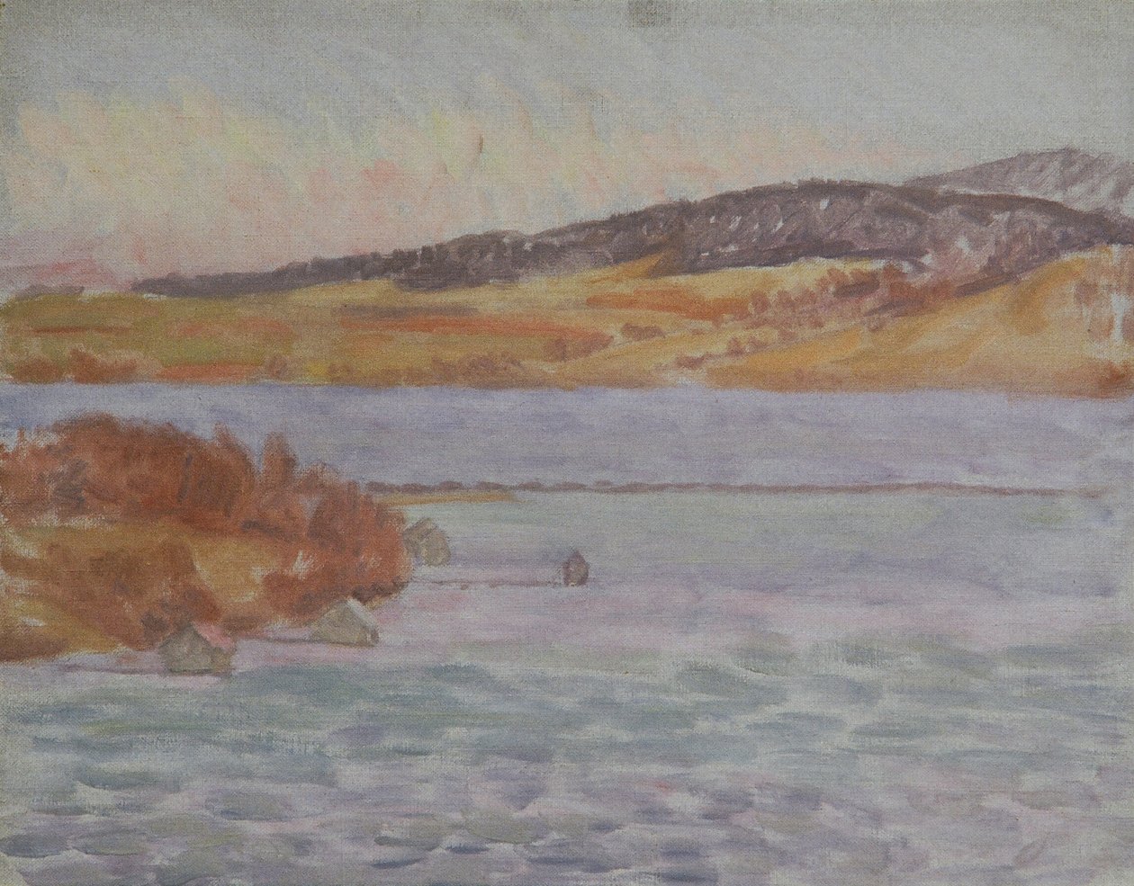 beira do lago de Walther Gamerith