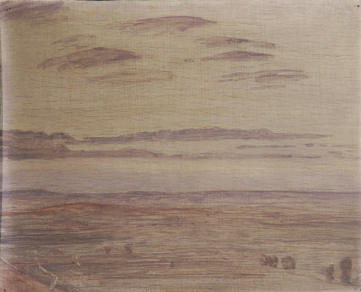 Paisagem desolada perto de Eggenburg de Walther Gamerith