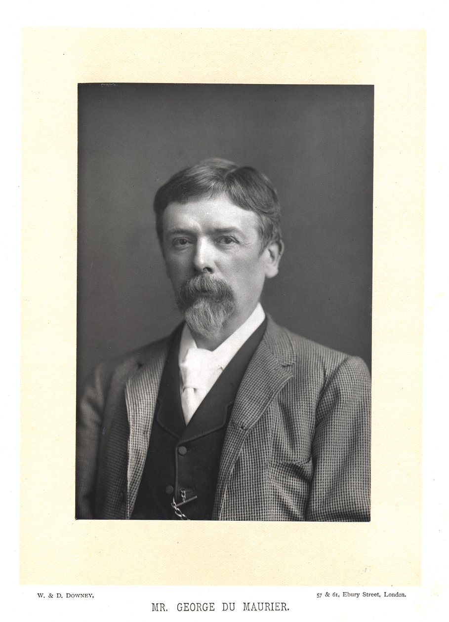 George Du Maurier, escritor e artista britânico, c1895. de WandD Downey