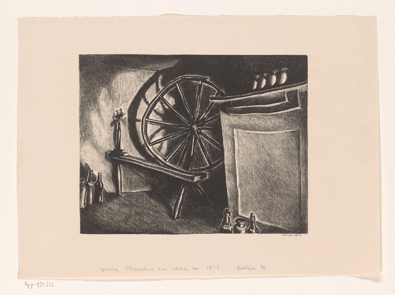 Roda de fiar de Wanda Gág (signed by artist)