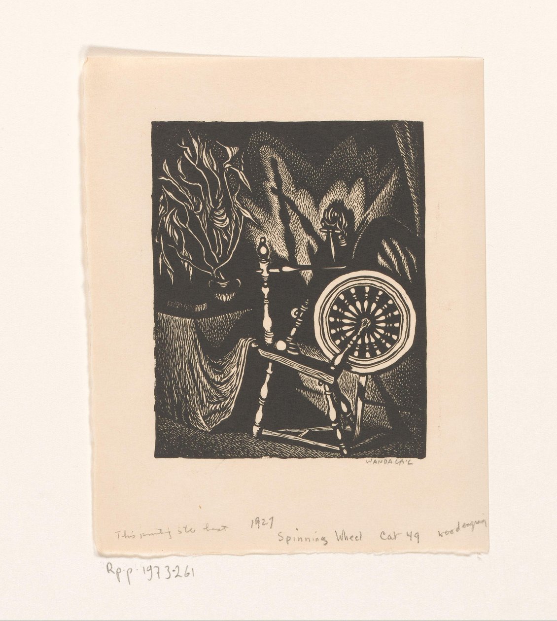 Roda giratória de Wanda Gág (signed by artist)