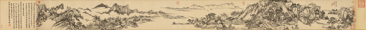 As montanhas Fuchun de Wang Yuanqi