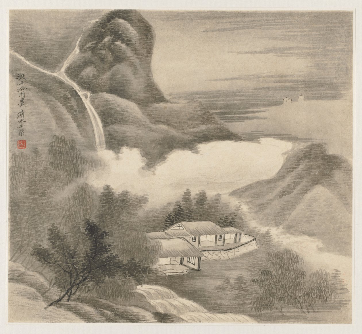 Álbum de Paisagens: Folha 5 de Wang Gai