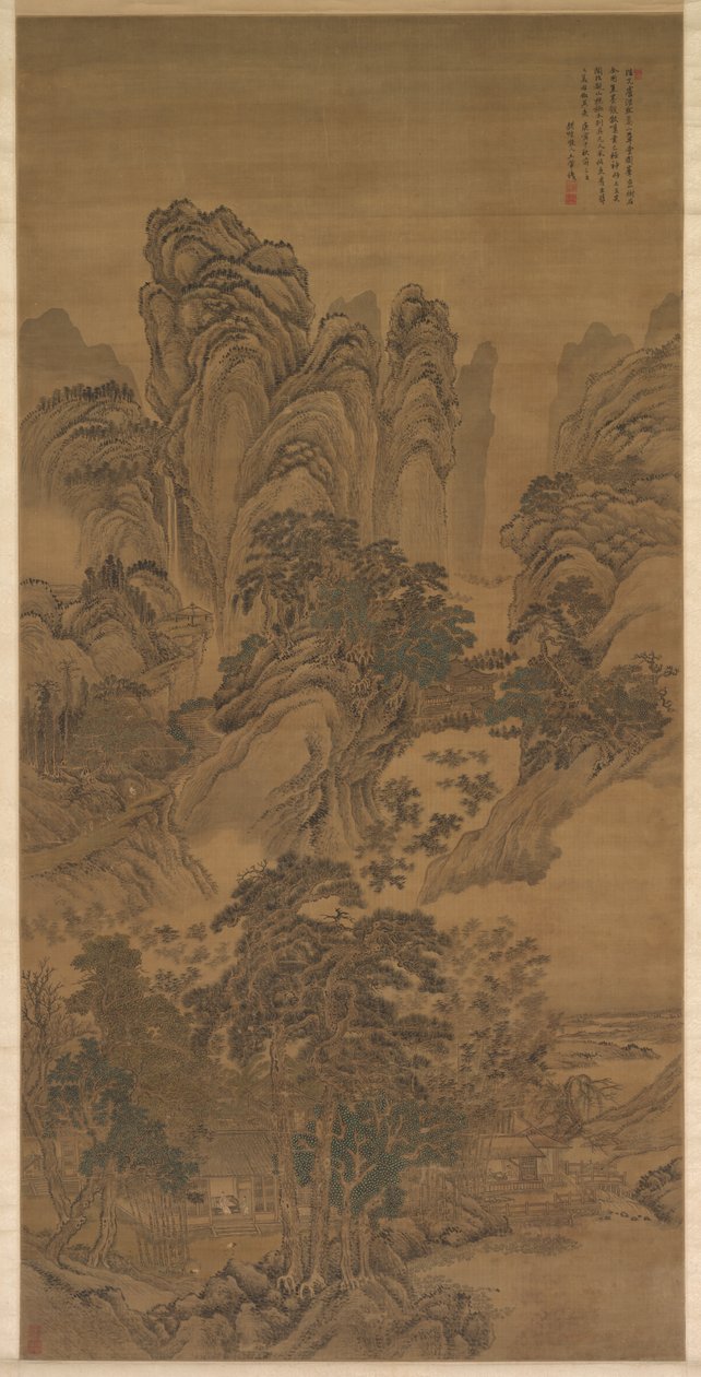 Paisagem, 1632-1717. de Wang Hui