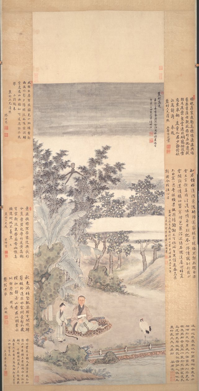Retrato de um Qi de Wang Hui