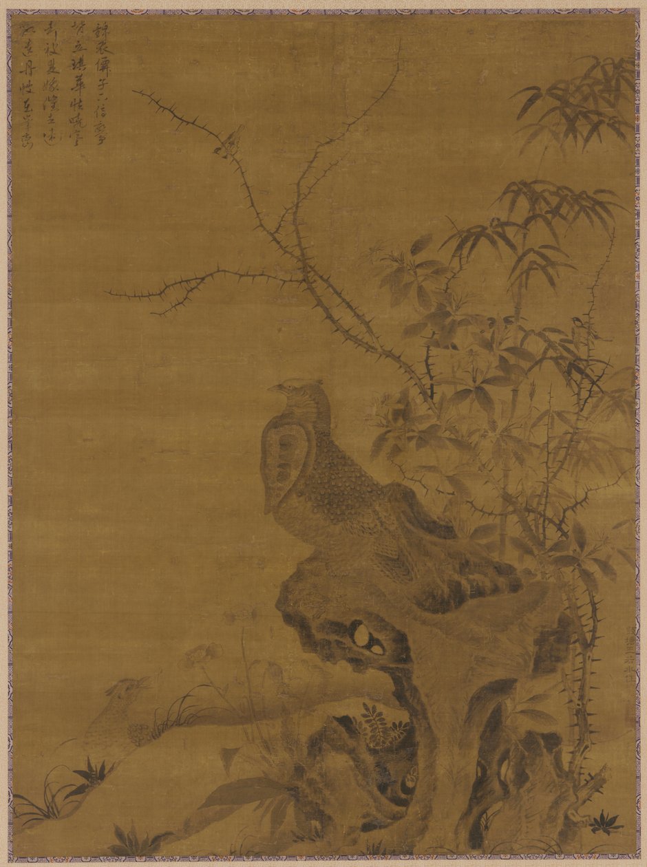 Faisões, dinastia Yuan, século XIV. de Wang Yuan