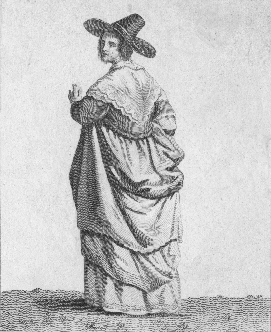 A Merchants Wife - Dress of Eminent Citizens in 1640