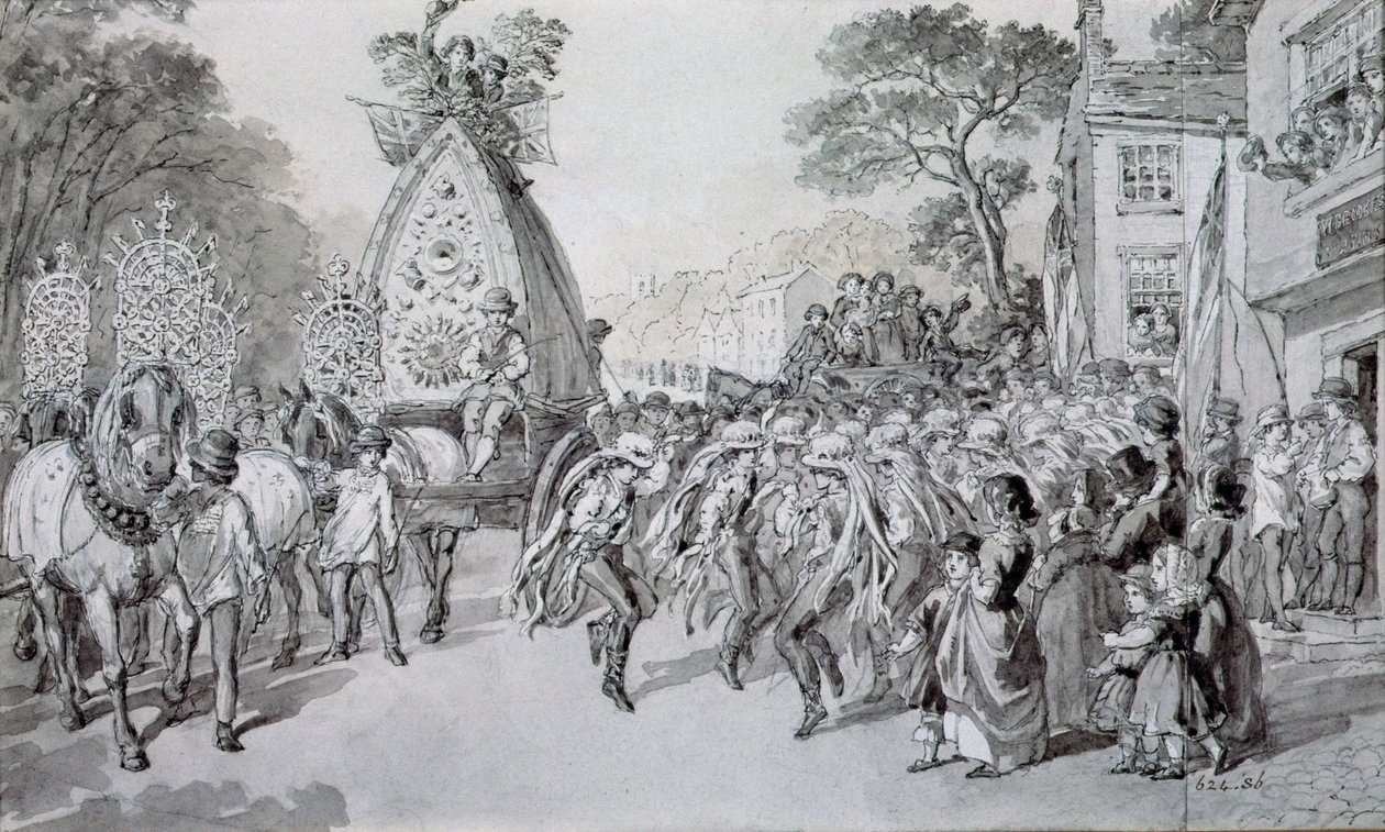 Dia de maio em Bowdon, Cheshire de Warwick Brookes