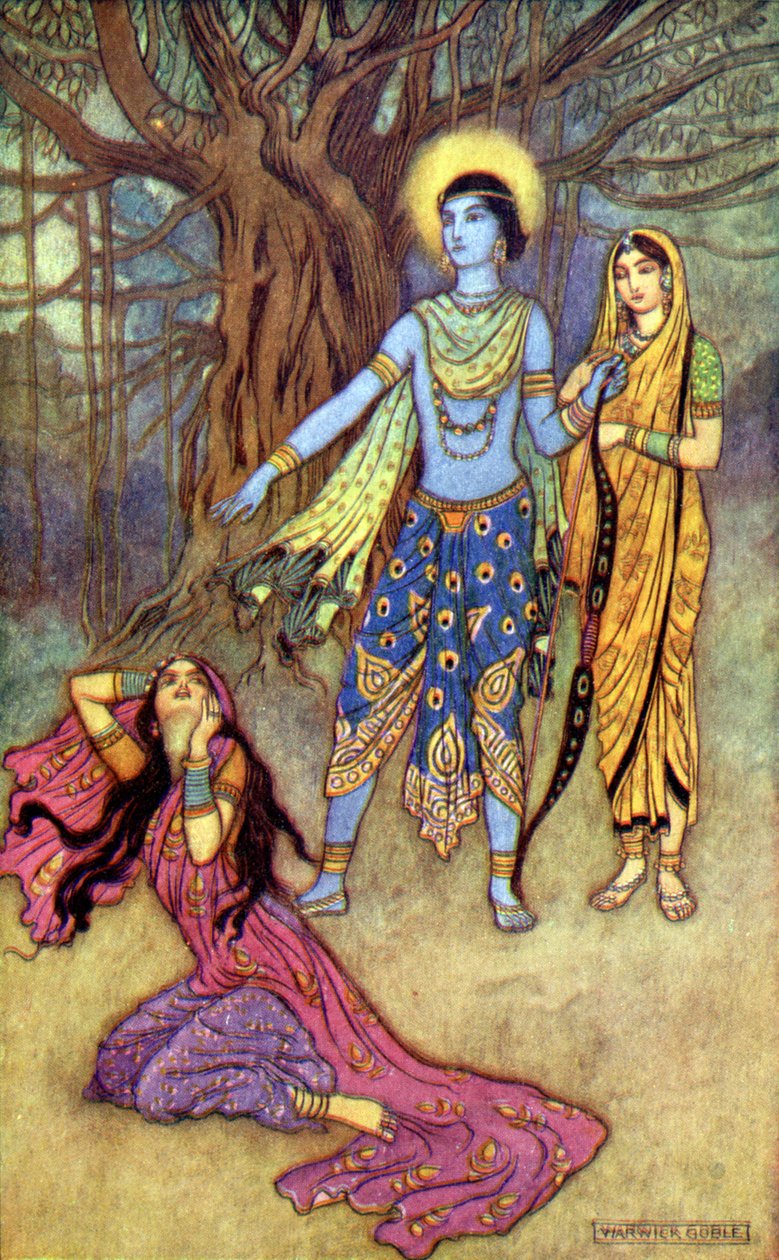 Rama rejeita o amante demónio de Warwick Goble