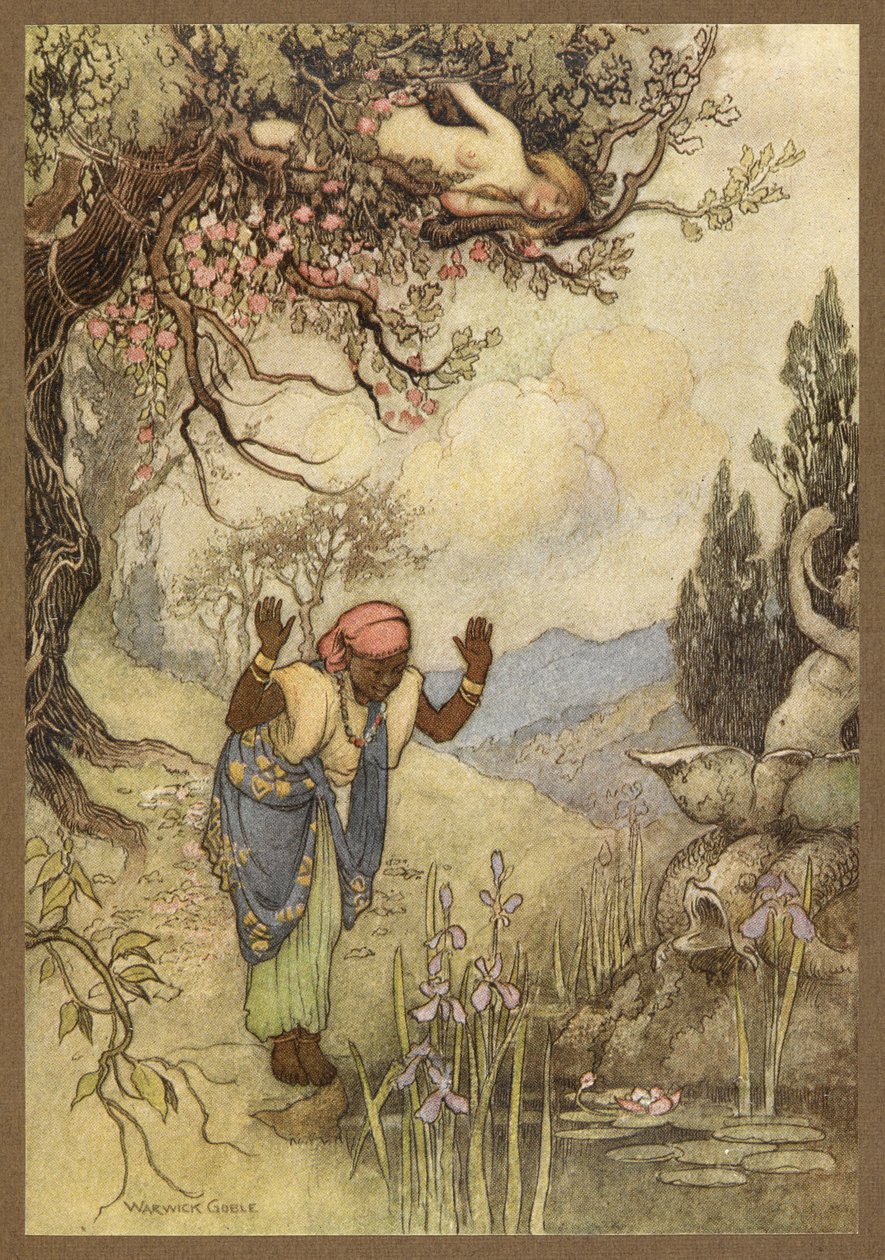 O Escravo no Poço de The Three Citrons. de Warwick Goble