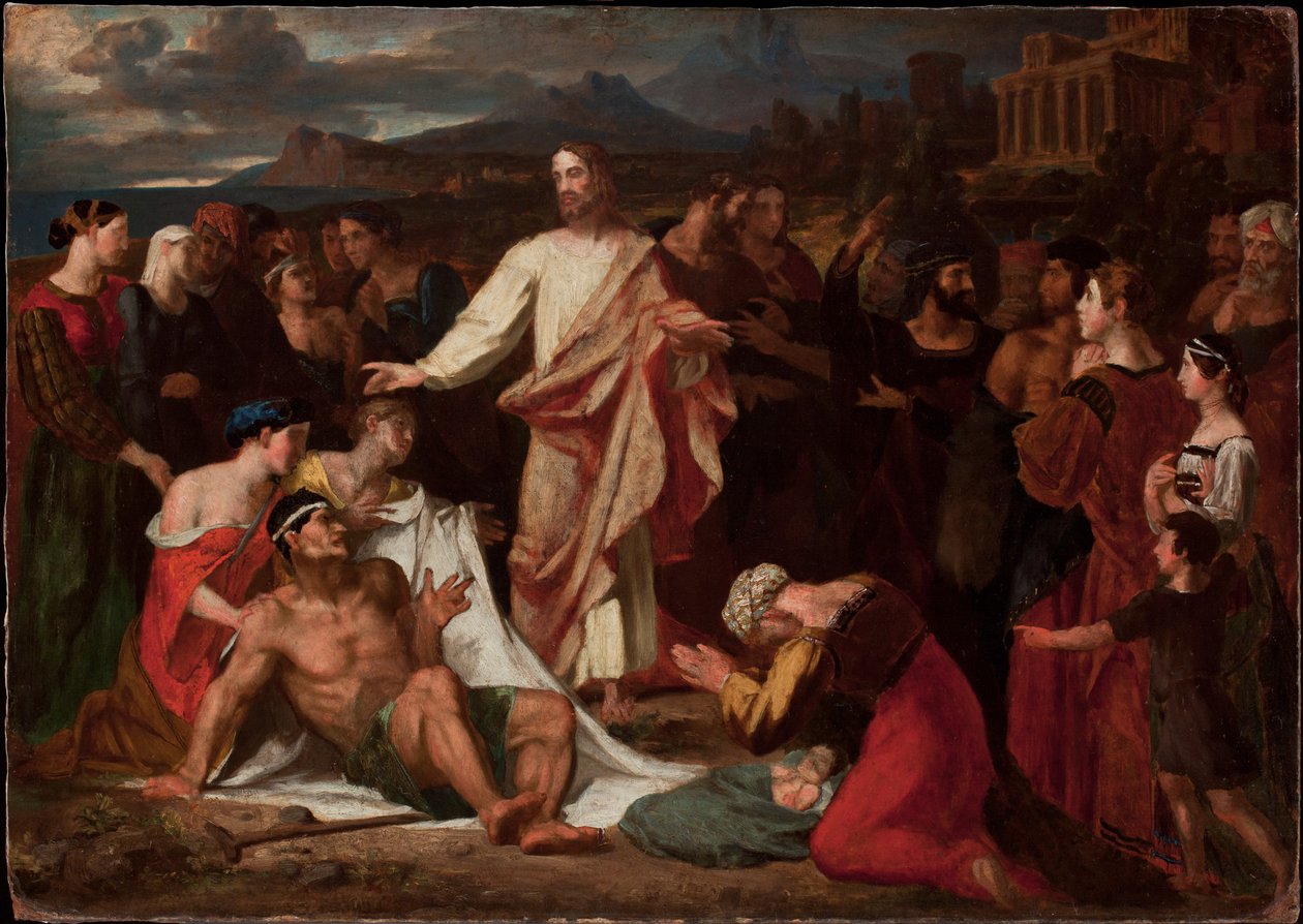 Cristo curando o doente de Washington Allston