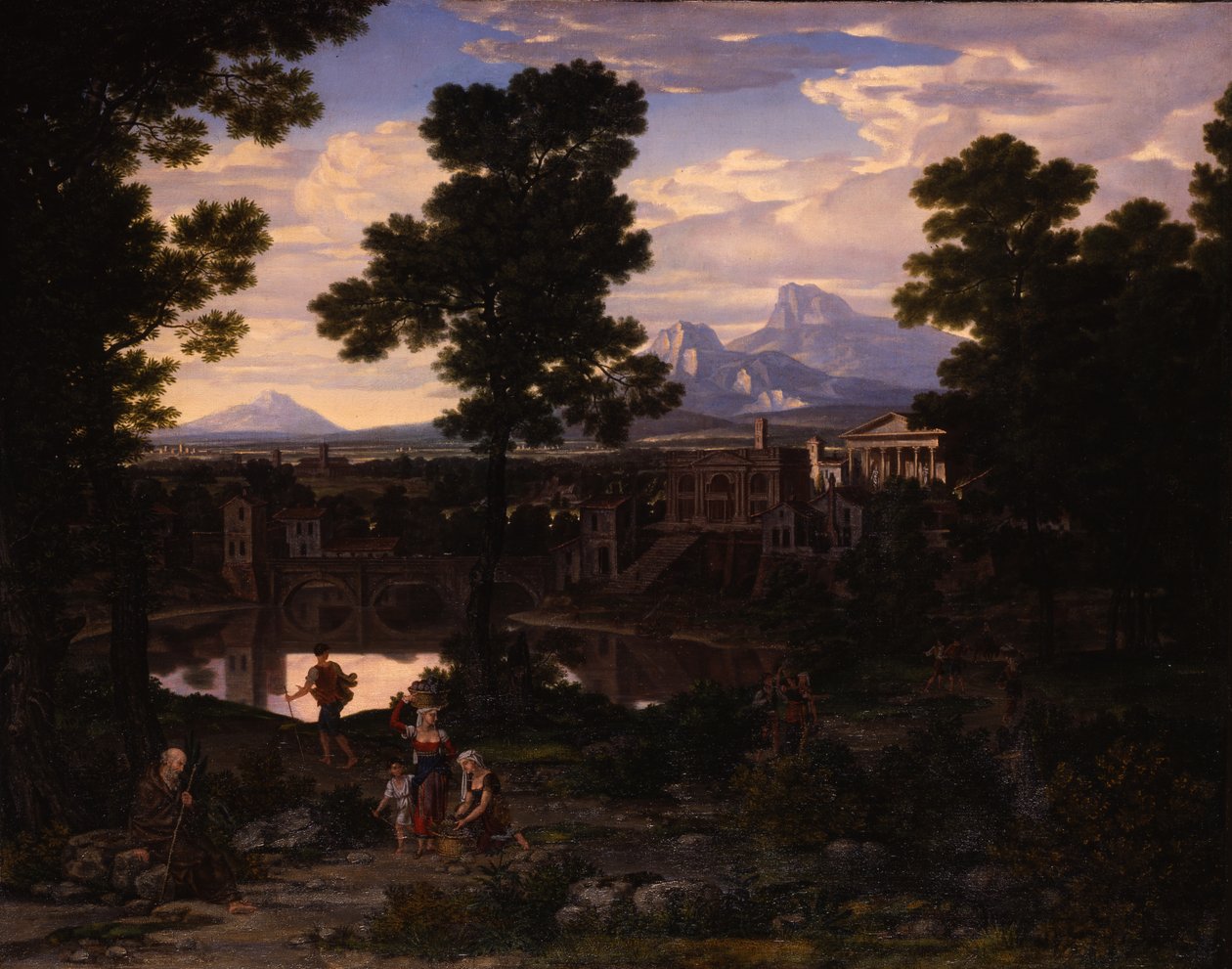 Paisagem Italiana, c.1805 de Washington Allston