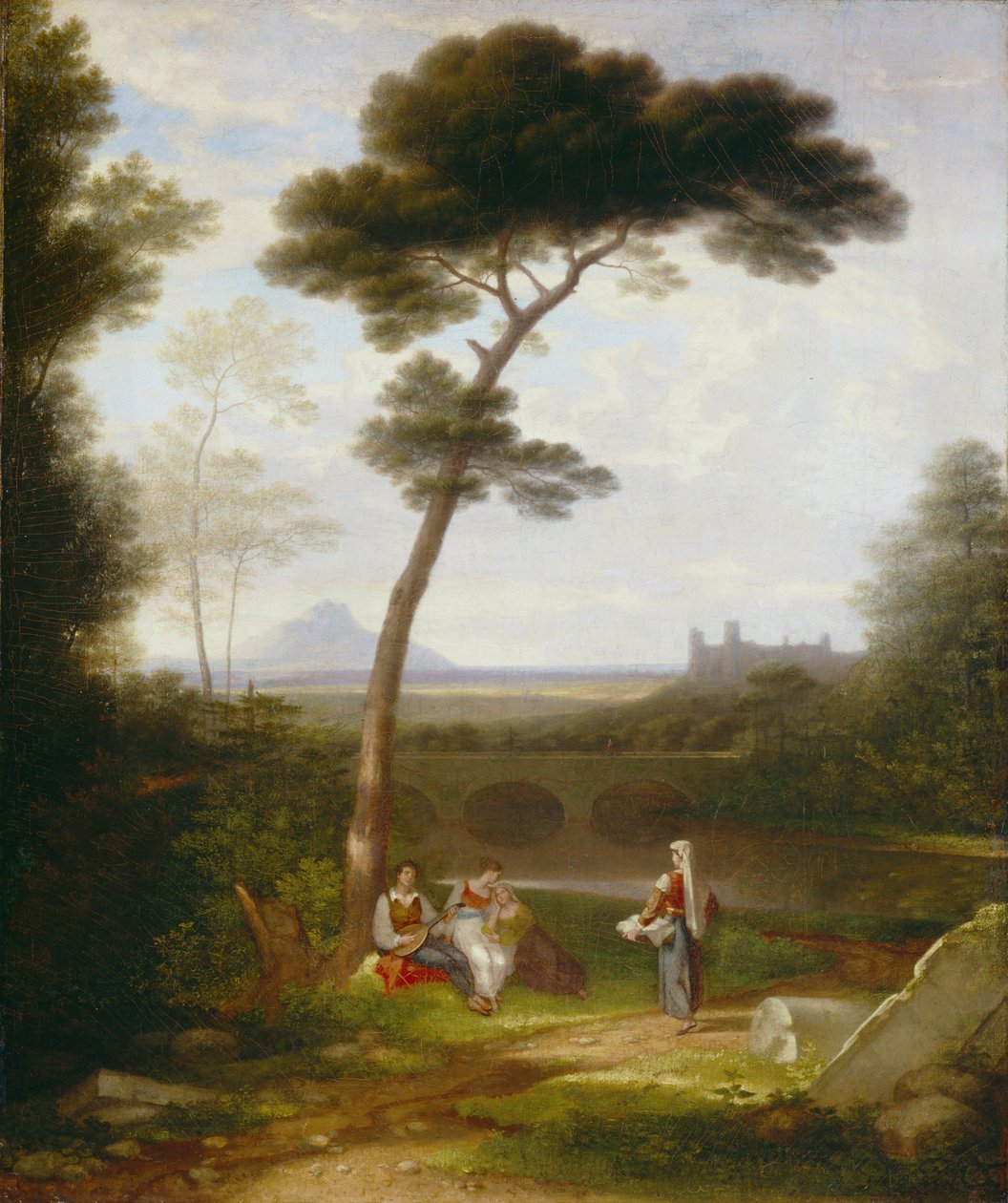 Paisagem italiana, 1828-30 de Washington Allston
