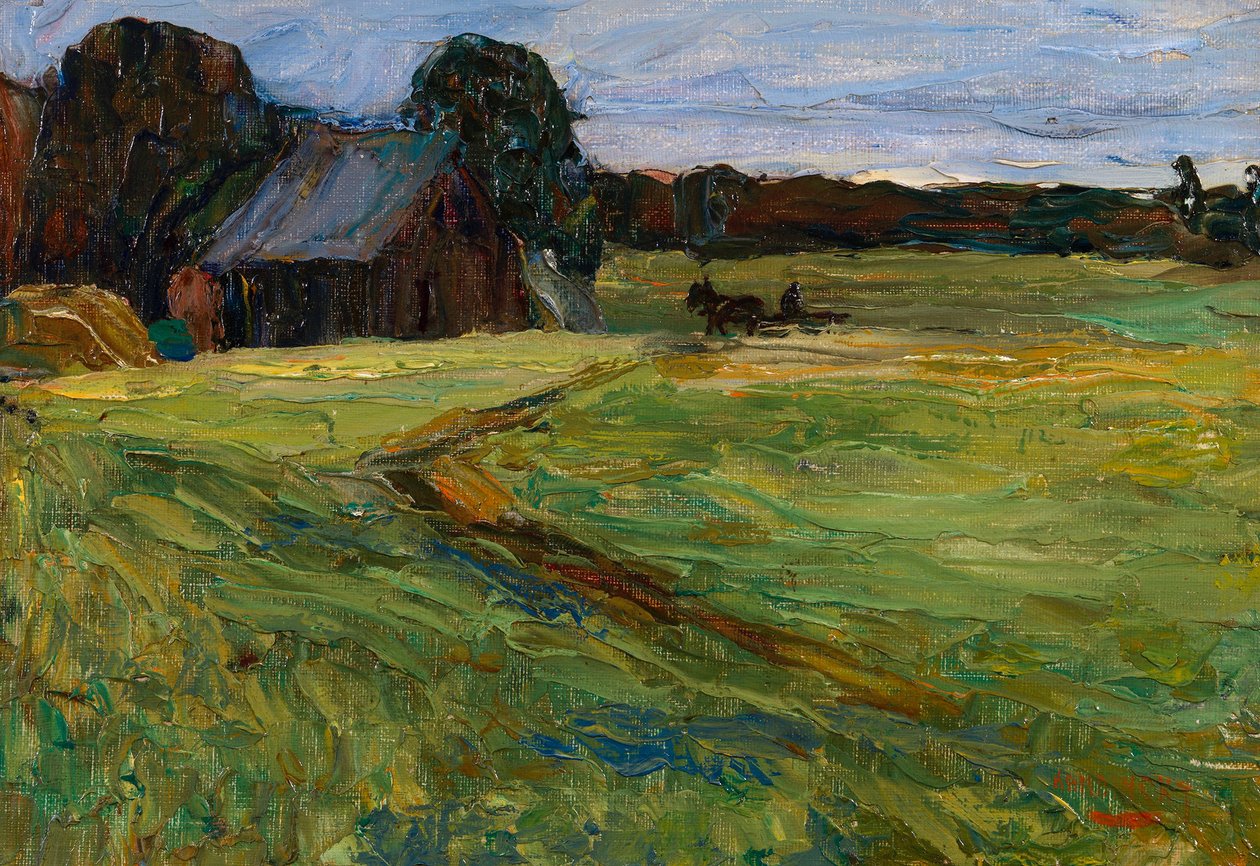 V. Kandinsky. paisagem de Wassily Kandinsky