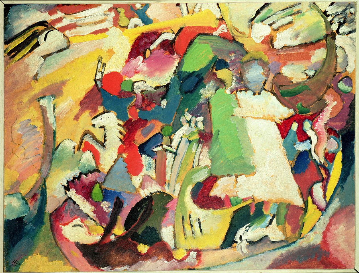 Todos os Santos, nº 1, 1910 de Wassily Kandinsky