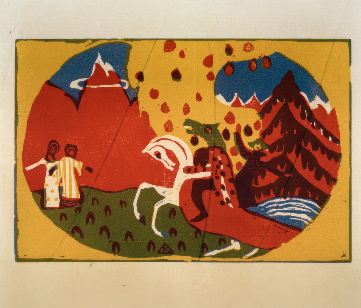 montanhas de Wassily Kandinsky