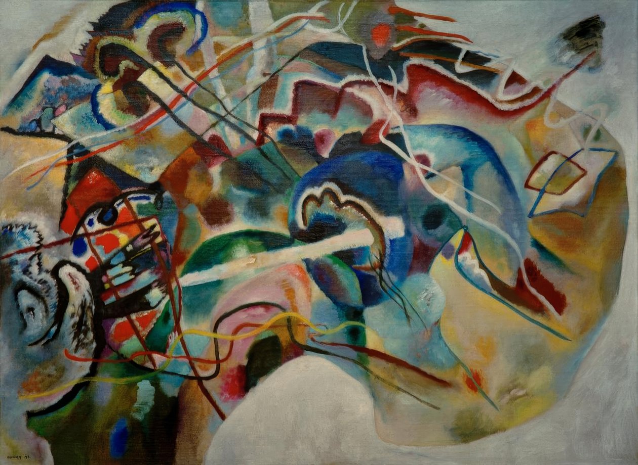 Foto com borda branca (Moscou) de Wassily Kandinsky