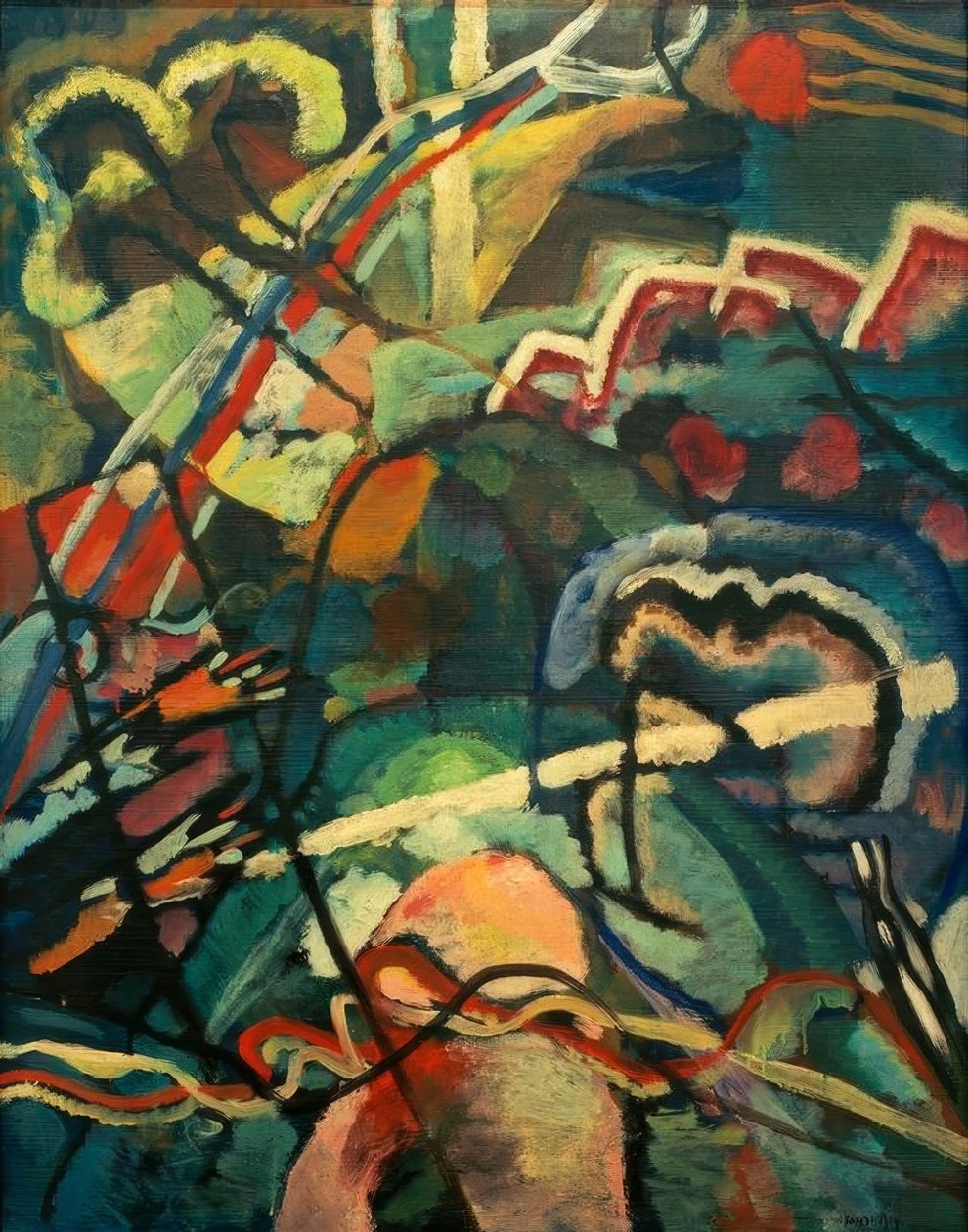 Imagem com borda branca de Wassily Kandinsky