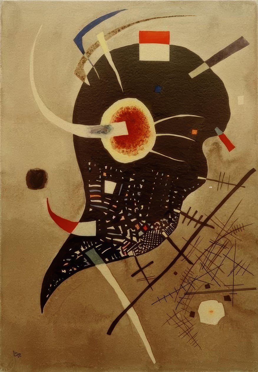 Tensão preta de Wassily Kandinsky