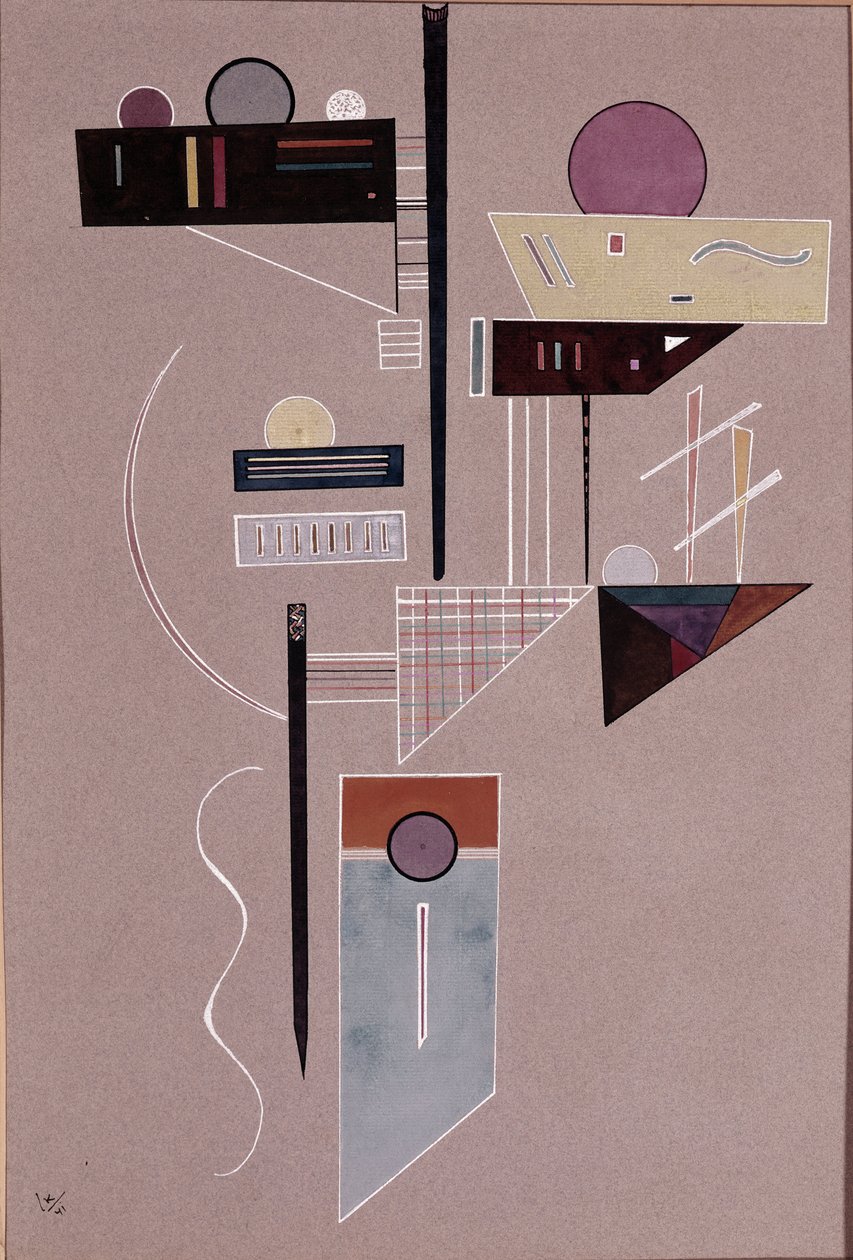 Pintura de composição por Vassily Kandinsky de Wassily Kandinsky