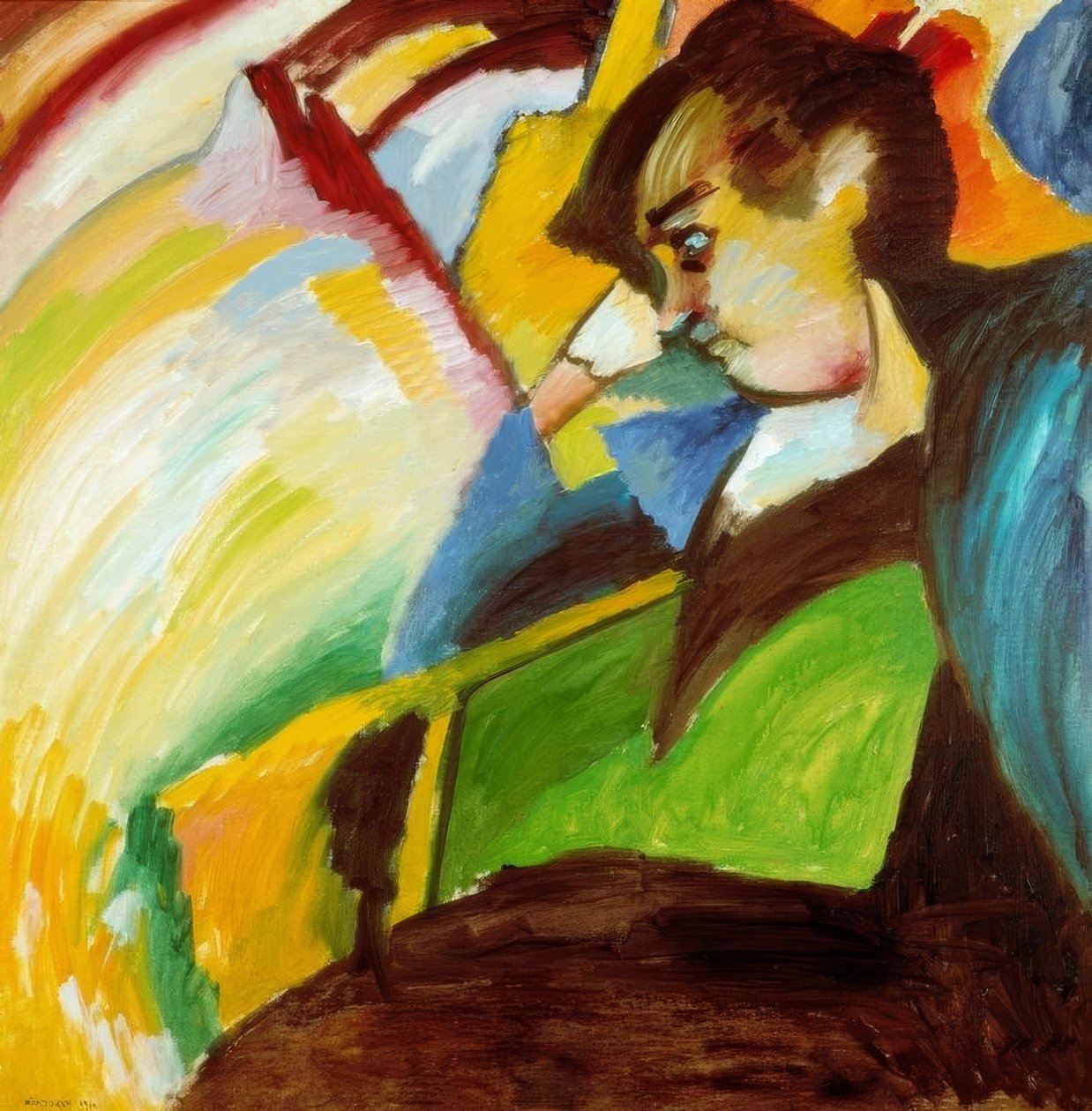 Dame de Wassily Kandinsky