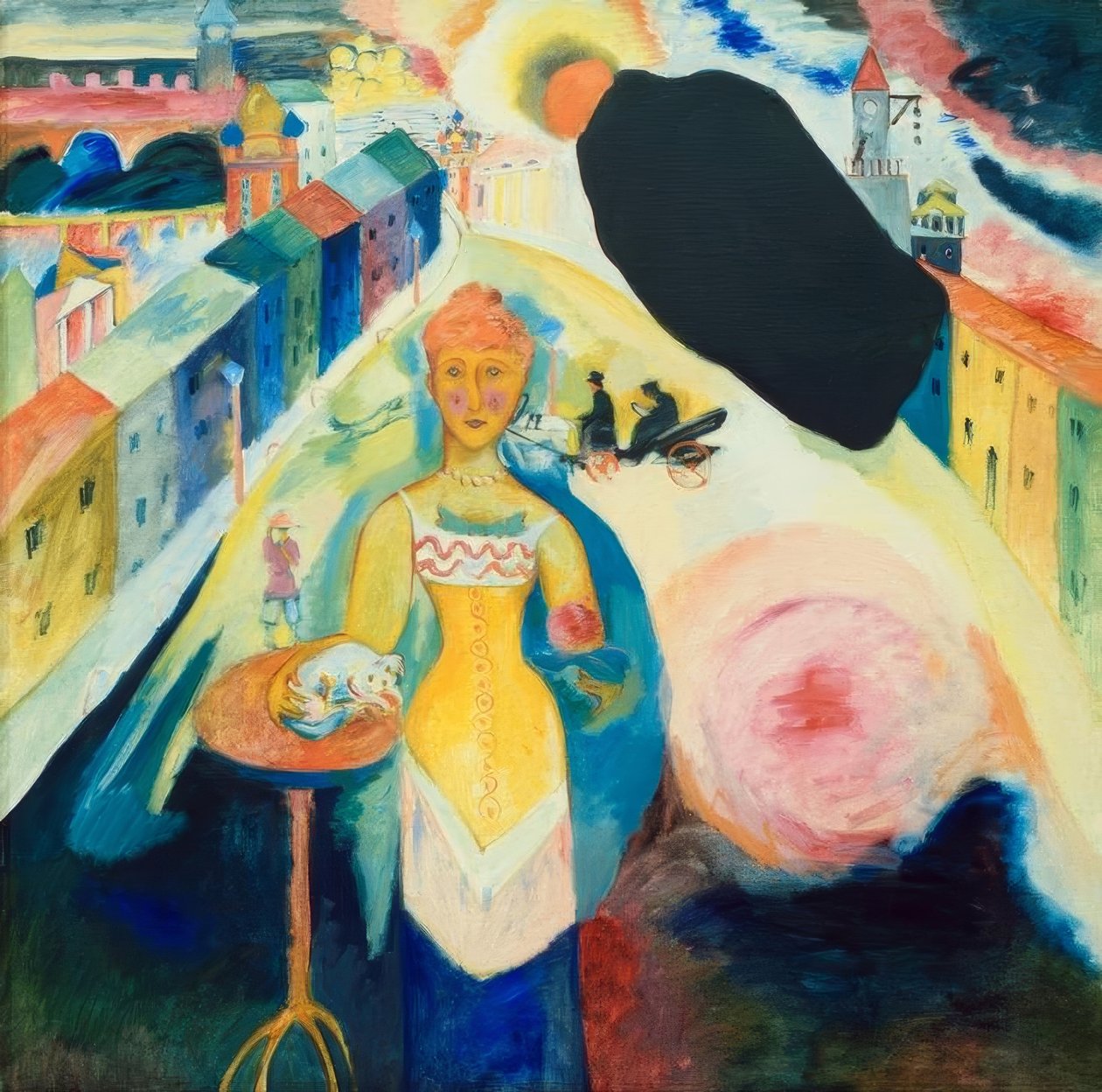 Senhora em Moscou de Wassily Kandinsky