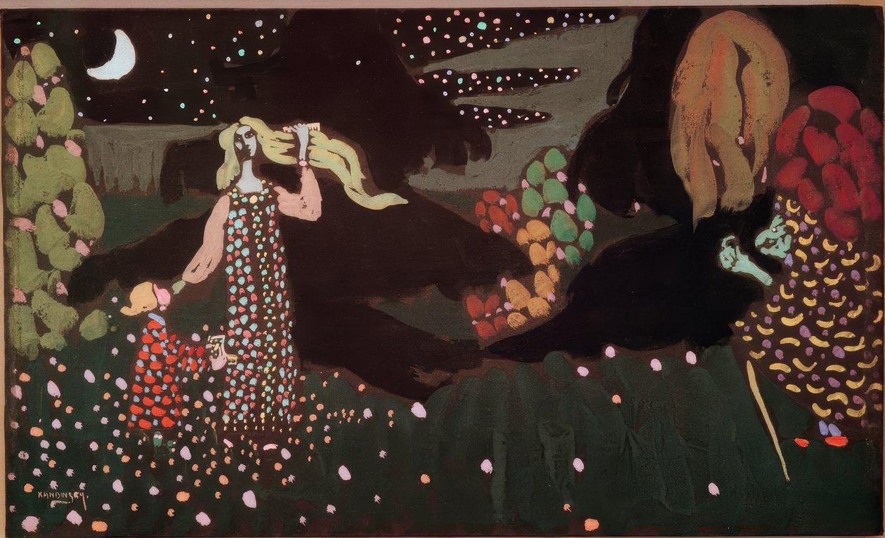 A noite de Wassily Kandinsky