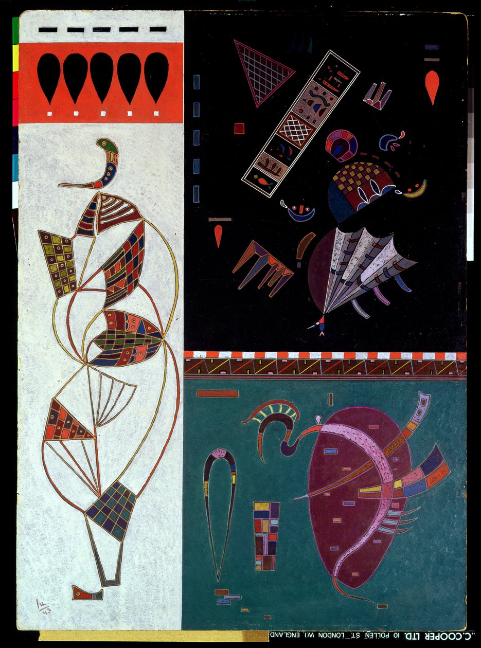 Divisão Unite, 1943 de Wassily Kandinsky