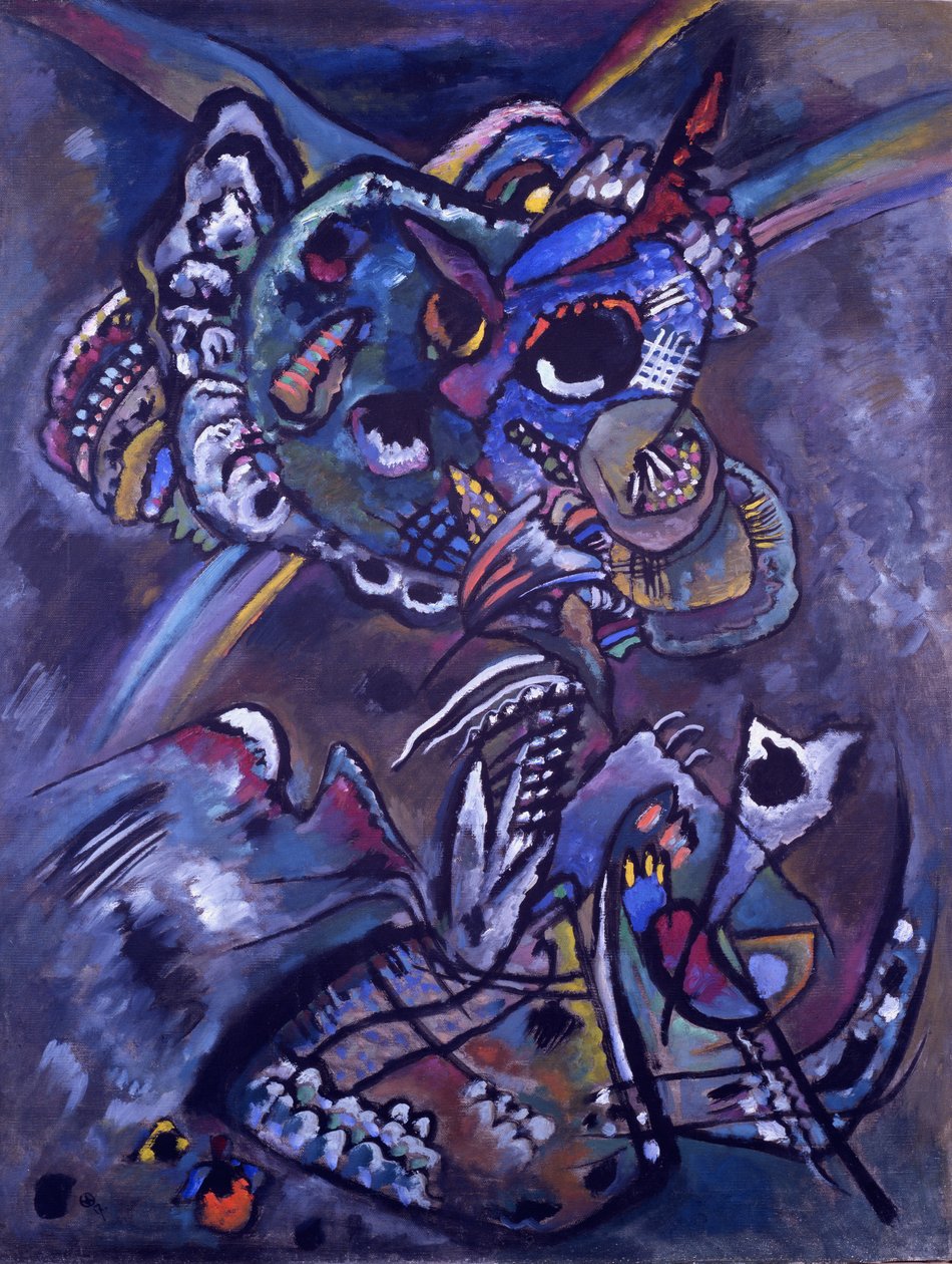 Anoitecer, 1917 de Wassily Kandinsky