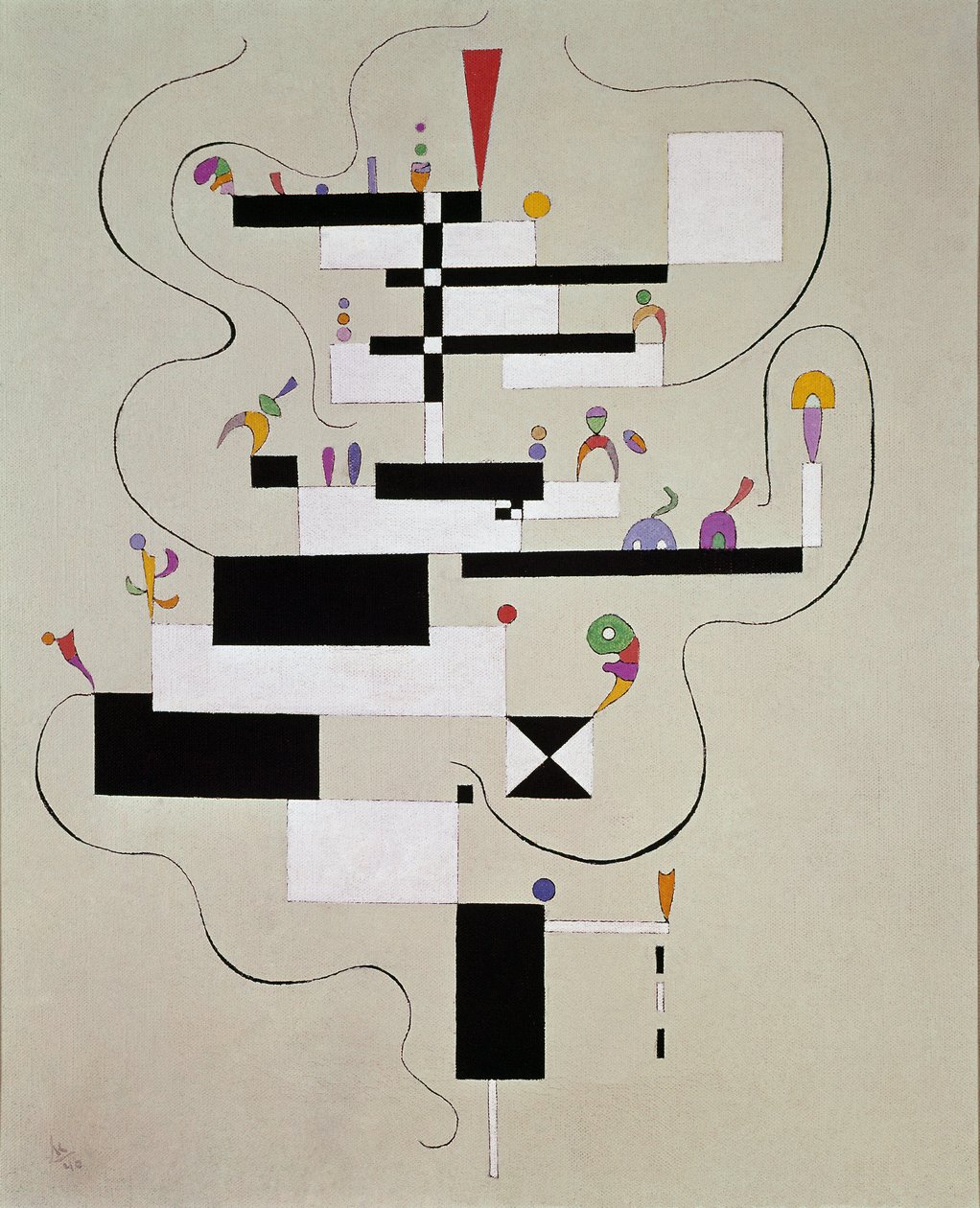 Pintura Etencore por Vassily Kandinsky de Wassily Kandinsky