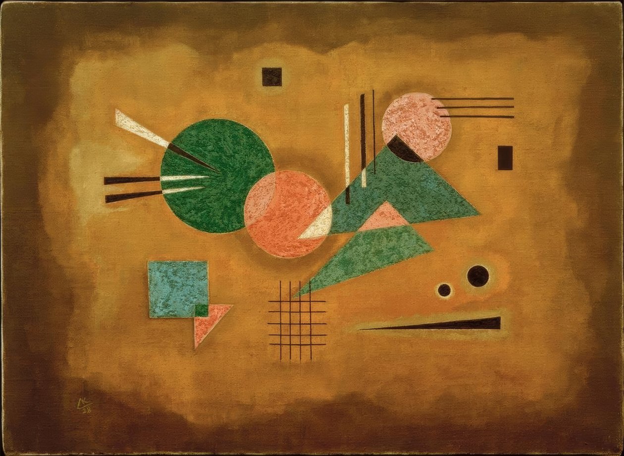 Rosa de fusão de Wassily Kandinsky