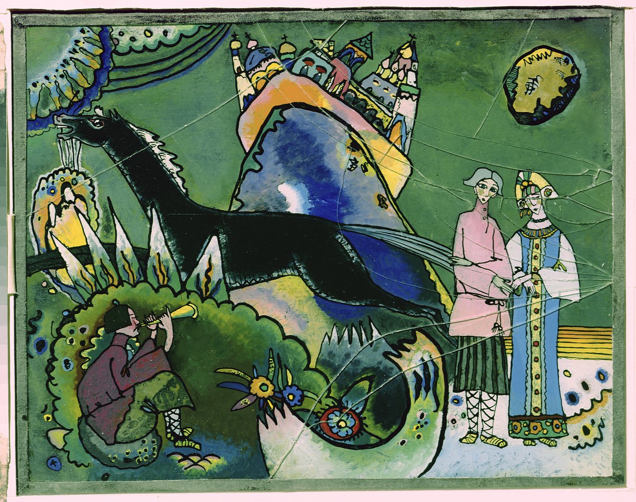 Nuvem Dourada, 1918 de Wassily Kandinsky