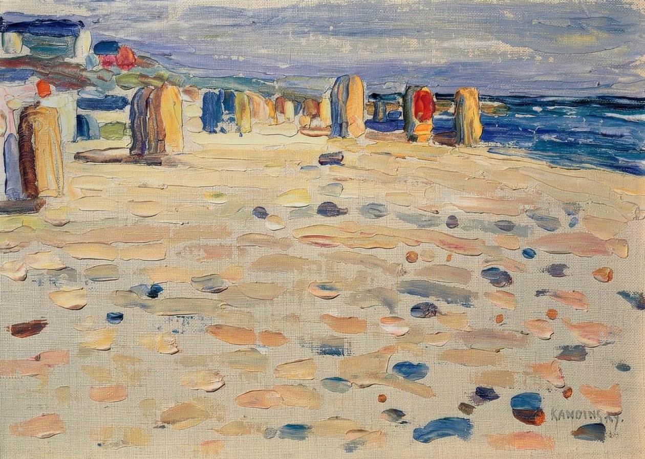 Holland - cadeiras de praia de Wassily Kandinsky