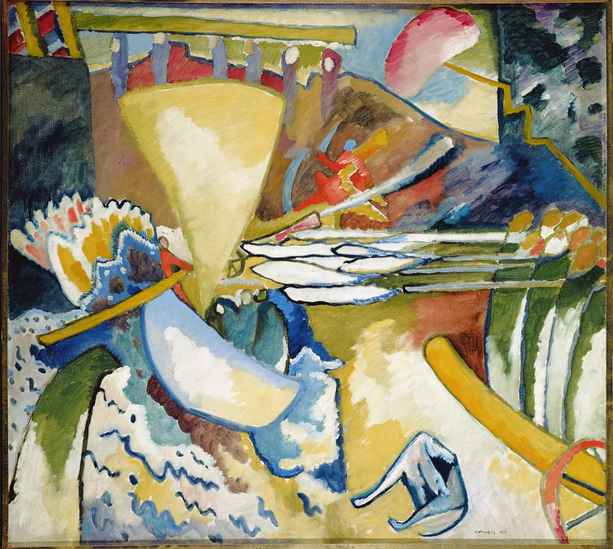 Improvisação, 1910 de Wassily Kandinsky