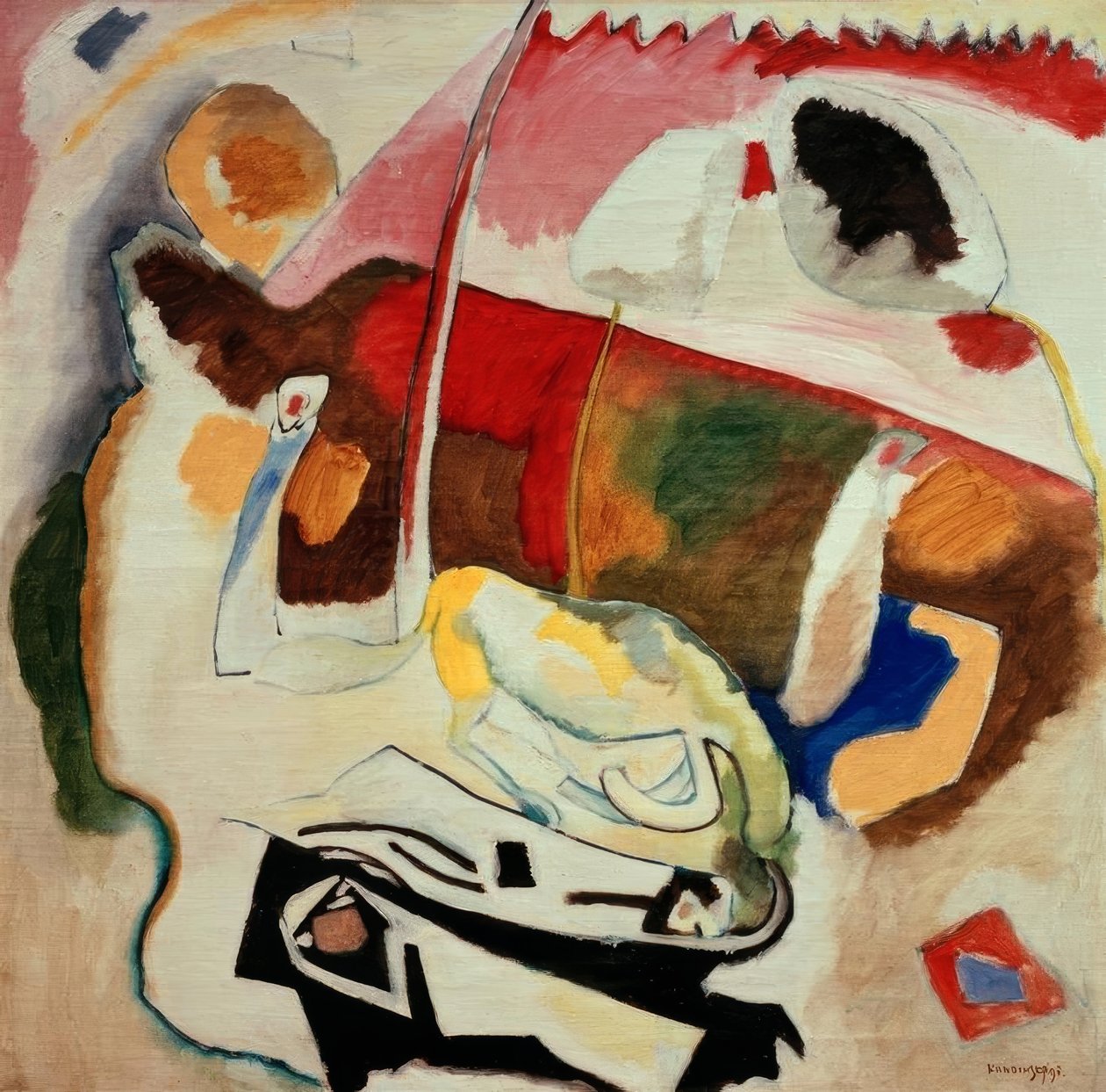 Improvisação 21 de Wassily Kandinsky