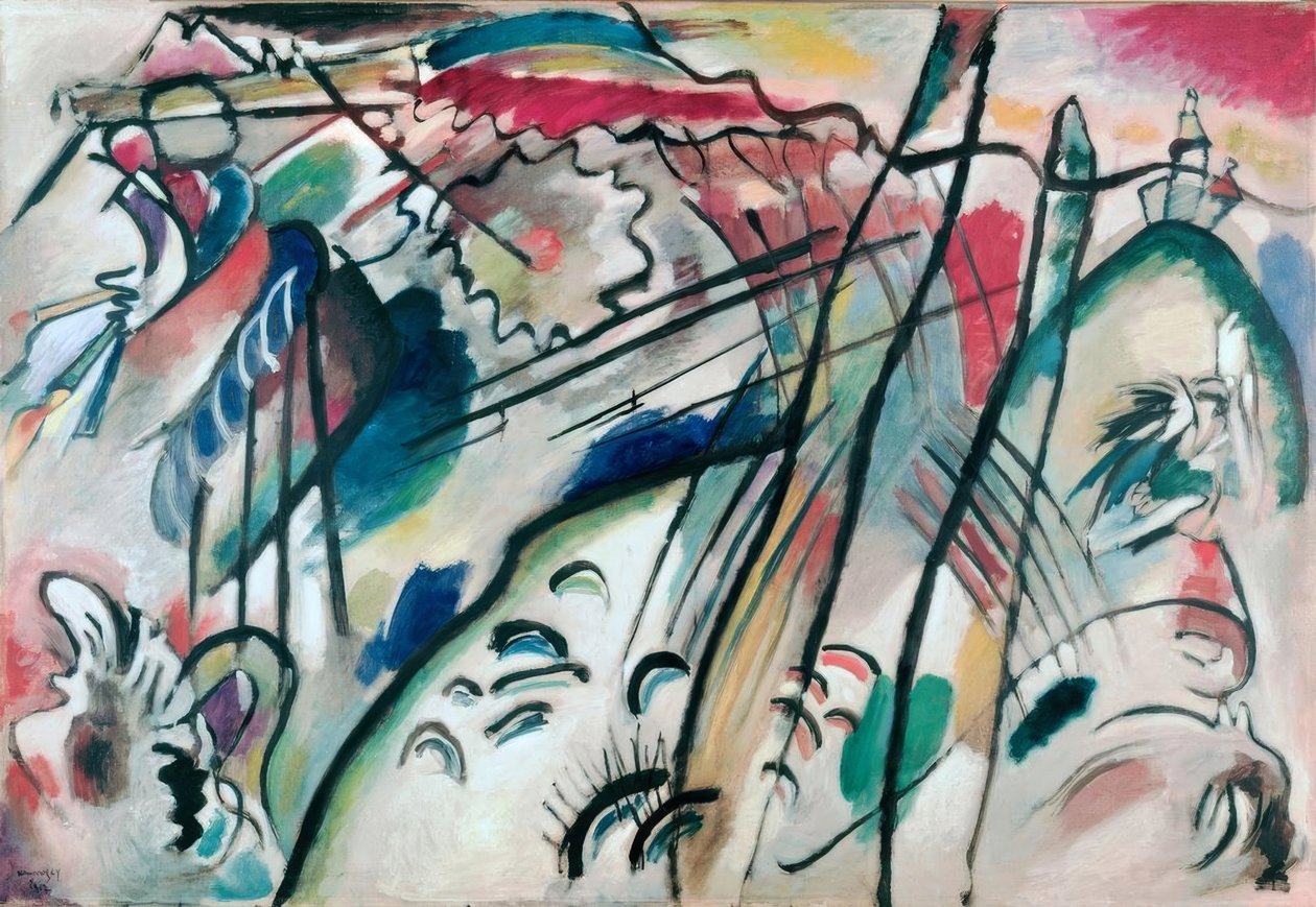Improvisação 28 de Wassily Kandinsky