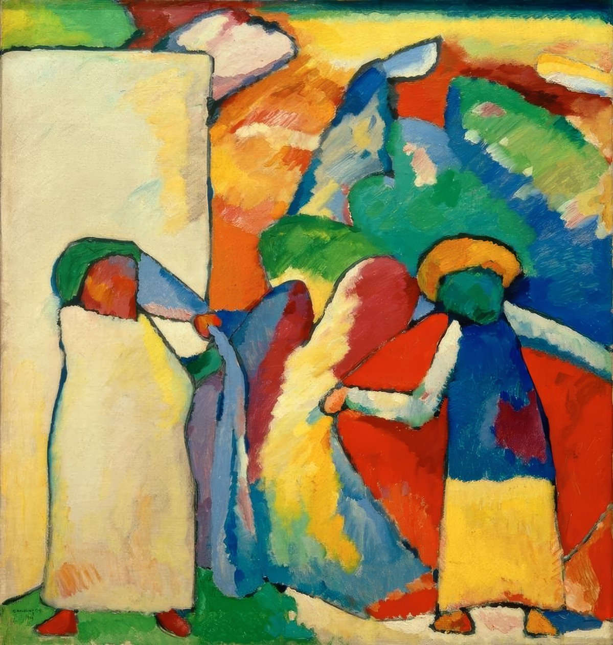 Improvisação 6 (africana) de Wassily Kandinsky