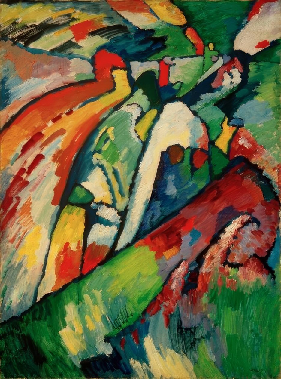 Improvisação 7 (tempestade) de Wassily Kandinsky