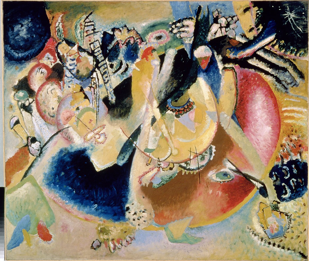 Improvisação de formulários frios, 1914 de Wassily Kandinsky